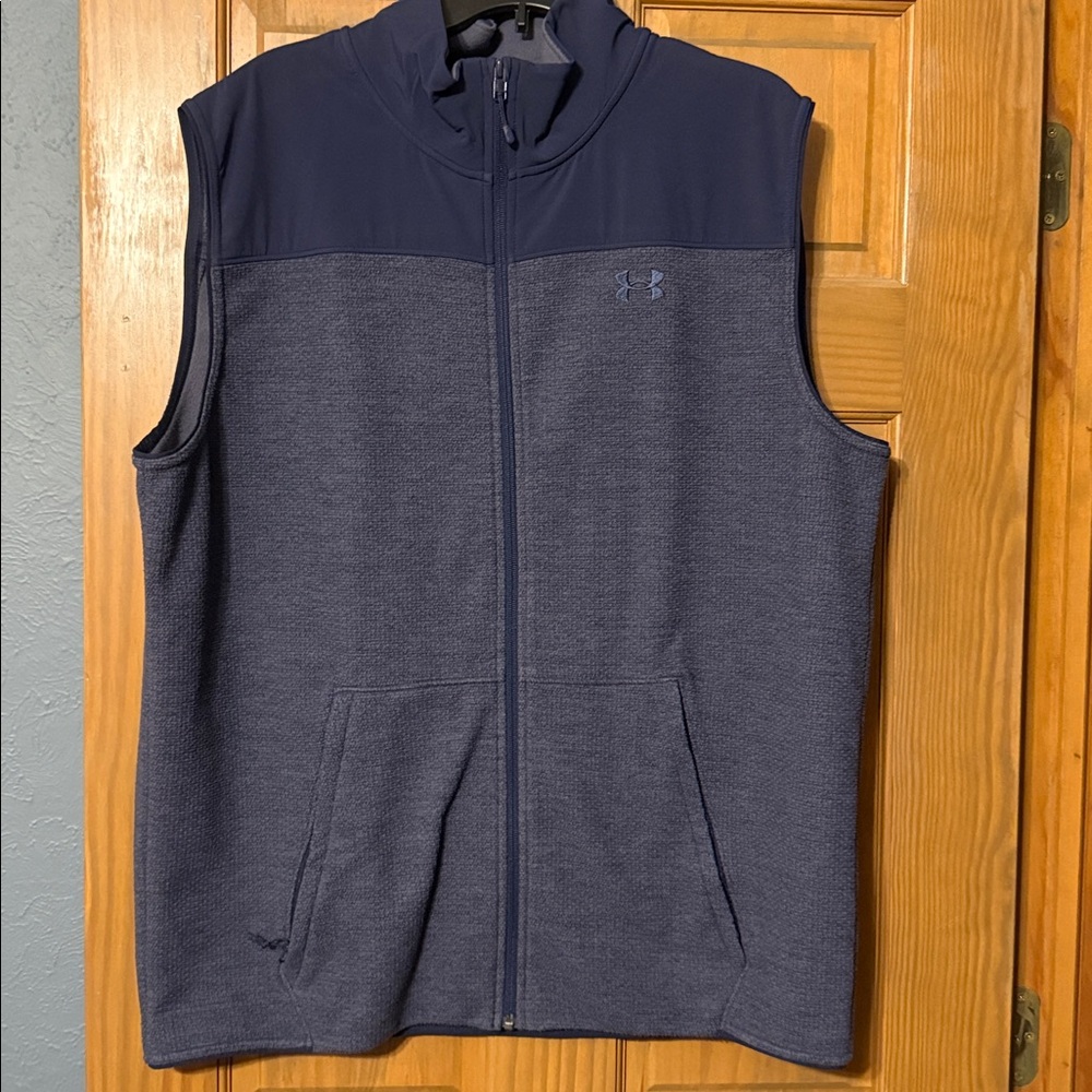 Under Armour Men's Specialist Vest Fleece Full Zip Loose Fit 1356291 Size XXL